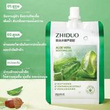 ZHIDUO Aloe Vera Soothing Gel helps tighten pores. Nourish the skin to moisturize both the face and body. 160g ZD91074