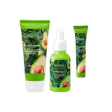 BIOAQUA 4PCS Niacinome Avocado Kit Cleanser , Serum , Cream & Eye Cream