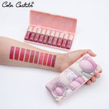 Color Castle Lip Gloss Pack of 10Pcs (Waterproof , Highly Pigminted & Premium Quality)