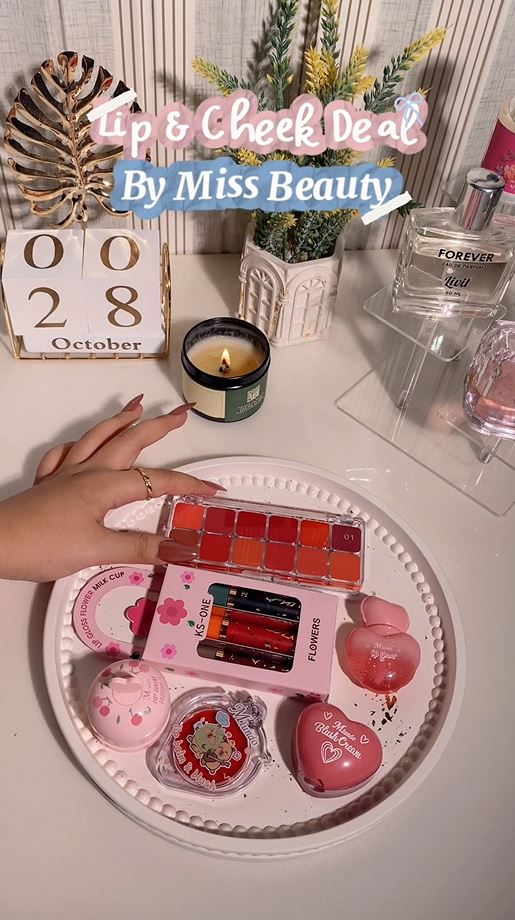 New 6 in 1 Lip & Cheek Deal – By Miss Beauty