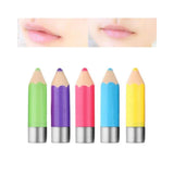 Miss Beauty 1Pcs Pencil Shaped Solid Moisturizer Stick Lip Balm - Multi color