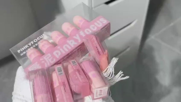Pinky Focus Set of 5 Colors Matte Capsule Shaped Lipstick Long Lasting Waterproof Velvet Lipstick