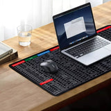 Miss Beauty Quick Key Non-Slip Keyboard Mouse Pad, Desk Mat with Office Software Shortcuts