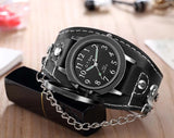 Stylish Bike Shape & Leather Band Style Watch For Boys with out box