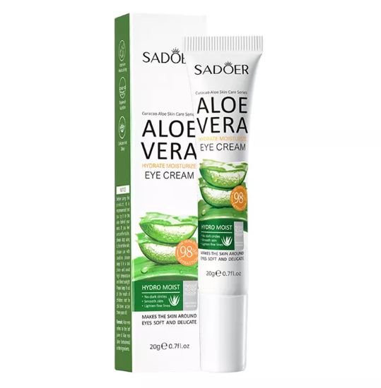 Sadoer Aloe Vera Gel Eye Cream Glowing Cream Anti Wrinkle Dark Circles 20g sd96468