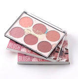 Miss Rose 6 Colors Blush Glow Palette