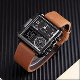 SKMEI Original Dual Time New Fashion Digital Men Watch Sports Quartz Water Resistant Watch For Men / Boys With Brand Box & Bag - 1584