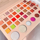 Biya 38 Colors Professional Multi Color Powder Shimmer Glitter Eyeshadow Highlighter Shinny Palette Pigment Cosmetics