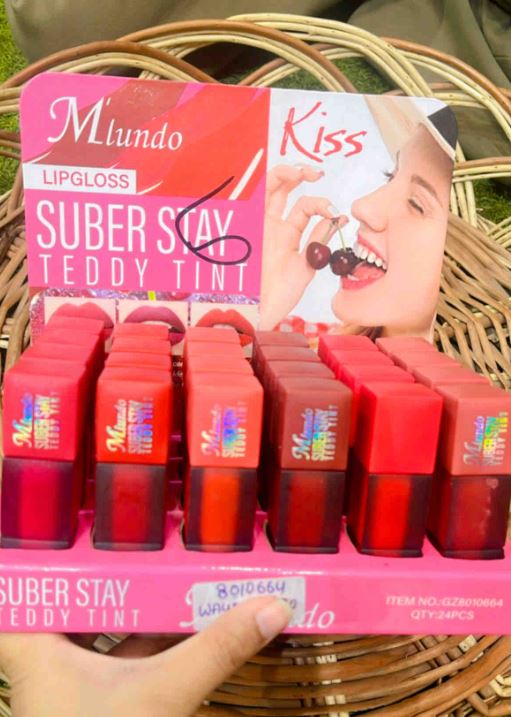 Miundo 6 pcs Super Stay Matte Teddy Tint Lip Gloss