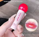 GEGE Bear 3Pcs Lollipop Candy Water Lip Gloss Set Glaze Set Shiny Water Mist Lipstick