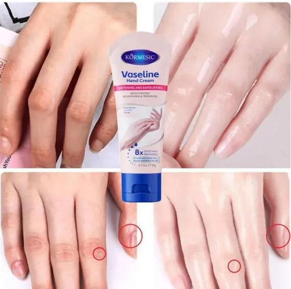 KORMESIC Vaseline Repair hand cream moisturizing whitening whitening hand cream hand cream Hand Oil Cream Anti-aging Hand Cream Dry Skin Care Peeling Repair Whitening 100% Original Prevent Dryness Prevent Cracked Feet Moisturizing Cream