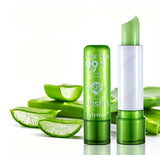 Julystar 1PC Natural Aloe Vera Moisturizing Lip Balm & Long-Lasting Waterproof Lipstick 3.4g D3007