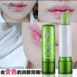 Julystar 1PC Natural Aloe Vera Moisturizing Lip Balm & Long-Lasting Waterproof Lipstick 3.4g D3007