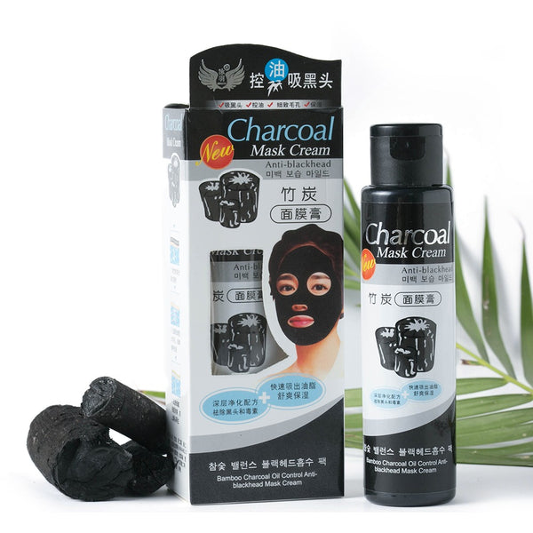 Charcoal Mask Cream Anti-Blackhead  Bamboo Charcoal Oil Control Anti-blackhead Mask- 130G YS-B8318