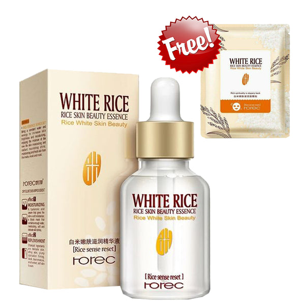 Rorec  Rice Serum Face Moisturizing Anti Wrinkle Anti Aging Face Fine Lines Acne Treatment Skin Care 15ml (HC6307,HC6321)