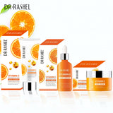 DR.RASHEL Combo Of 3 Vitamin C (Face Serum, Facial Cleanser, Face Cream) Series.