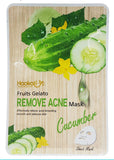 Haokali Fruits Gelato Remove Acne Cucumber Sheet Mask - 30ml HA-3011