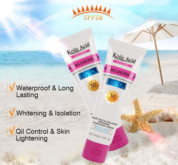 GUANJING Sunscreen Sun Cream Skin Protector Anti-Aging Oil-Control Moisturizing SPF 50 GJ7006