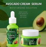 Bioaqua Avocado Facial Moisturizing Cream & White Firming Skin Care Korean Anti-Acne Serum