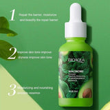 BIOAQUA 4PCS Niacinome Avocado Kit Cleanser , Serum , Cream & Eye Cream