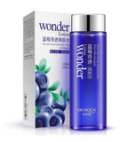 BIOAQUA 4Pcs Wonder Series Blueberry Moisturizing Eye Cream , Face Toning Lotion , Blueberry Liquid Serum , Face Cream.