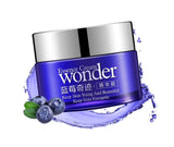 BIOAQUA 4Pcs Wonder Series Blueberry Moisturizing Eye Cream , Face Toning Lotion , Blueberry Liquid Serum , Face Cream.