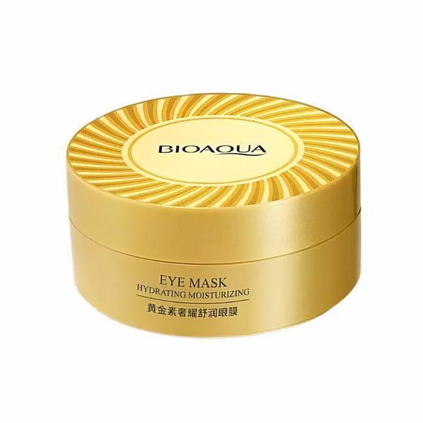 BIOAQUA 60pcs Gold Collagen Eye Mask Anti Wrinkle Sleep Crystal Eye Patch Moisturizing Dark Circles Remover Eye Mask Eye Care - Bqy94834