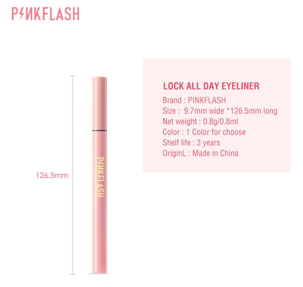 PINKFLASH Professional Long-Lasting Waterproof Liquid Quick Dry Eyeliner 0.8ml E01